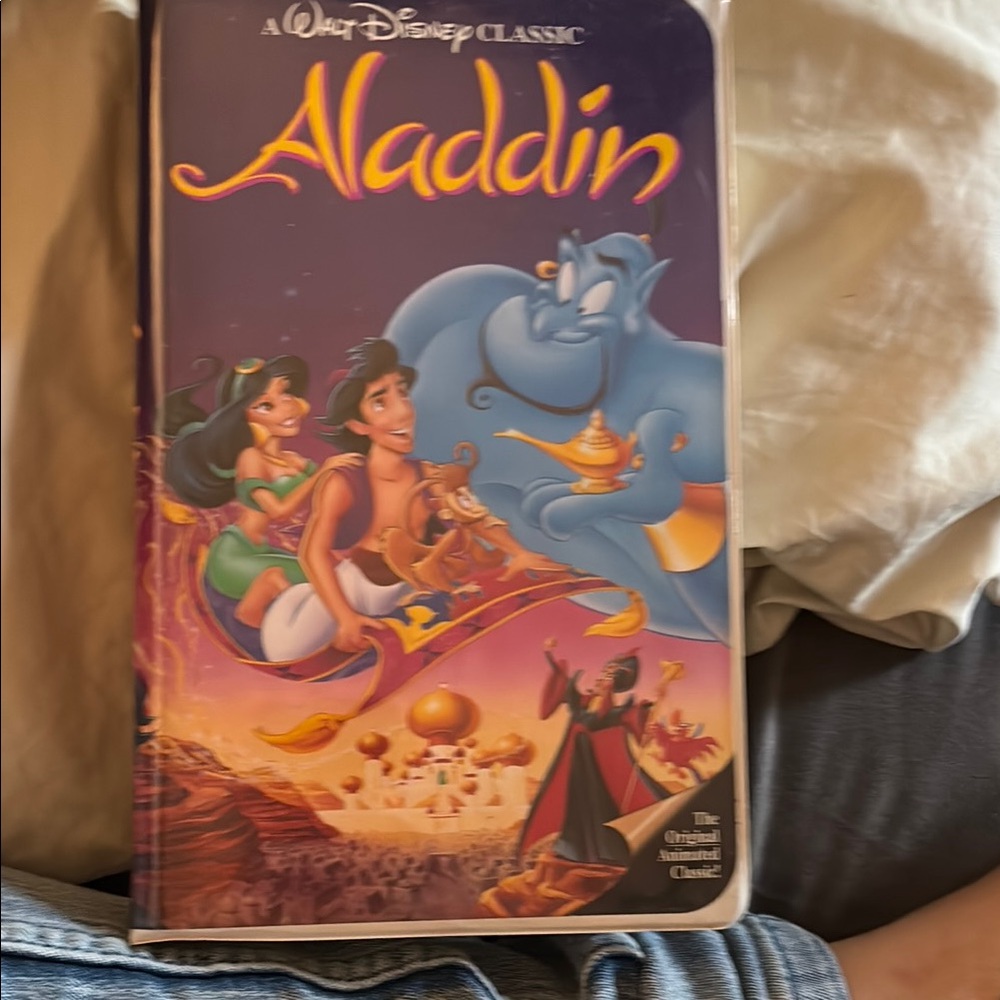 Black Diamond Edition Disney Aladdin VHS Tape